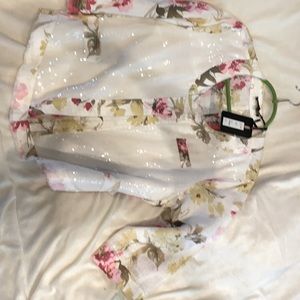 Sequenced front jacket with three-quarter sleeves